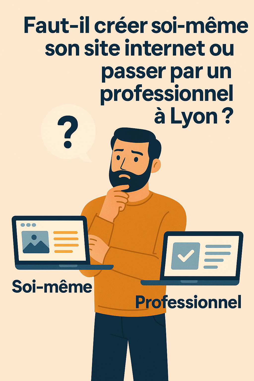 Faut-il créer soi-même son site internet ou passer par un professionnel à lyon ?